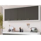 Armário Aéreo Simples 1 Porta Direito 60cm Bréscia Grafite