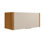 Armário Aéreo Simples 80 Cm Dalí Nature/off White