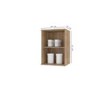 Armário Aéreo Simples Esquerdo Bréscia 30 Cm Fumê