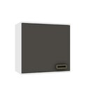 Armário Aéreo Simples Esquerdo Bréscia 60 Cm Grafite