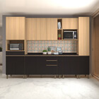 Armário Aéreo Slim 3 Portas  Luciane 1,20m