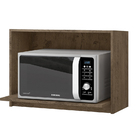 Armario Aereo Suporte Para Microondas 80 Cm Milla Castanho