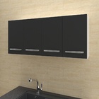 Armário Aéreo Suspenso 118 Cm Mara 3 Portas Branco Frente Pre