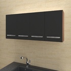 Armário Aéreo Suspenso 118 Cm Mara 3 Portas Savana Frente Pre