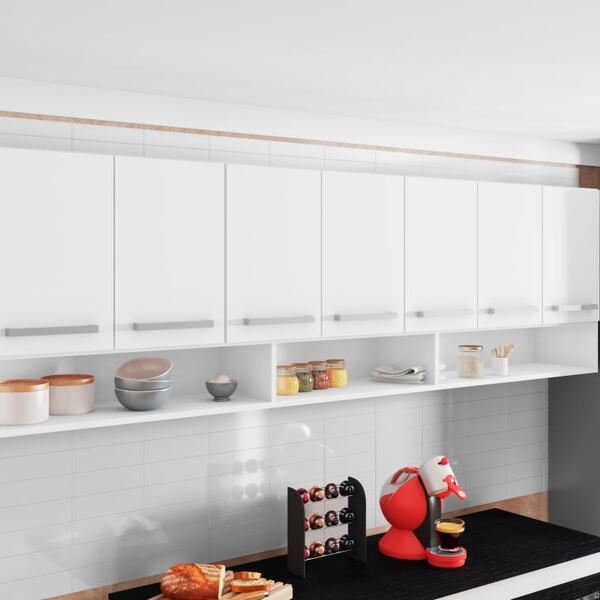Armario Aereo Suspenso De Cozinha Luxemburgo Branco Brienza M