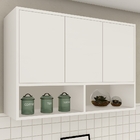 Armário Aéreo Suspenso Maringá Branco - Moveise