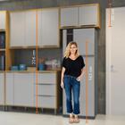 Armário Aéreo Suspenso Para Cozinha 2 Portas Mdf Organizador