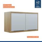 Armário Aéreo Suspenso Para Cozinha 2 Portas Mdf Organizador