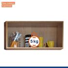 Armário Aéreo Suspenso Para Cozinha 2 Portas Mdf Organizador