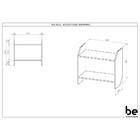 Armário Aéreo Suspenso Soul 1001 Sem Porta Branco - Be Mobili