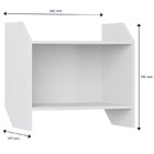 Armário Aéreo Suspenso Soul 1001 Sem Porta Branco - Be Mobili