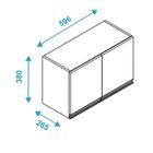 Armário Aéreo Tag 2 Pt Branco