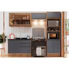 Armário Aéreo Ten 1 Pt Freijó E Argila 80 Cm