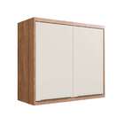 Armário Aéreo Ten 2 Pt Freijó E Argila 80 Cm