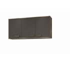 Armário Aéreo Triplo Bréscia 120 Cm Grafite