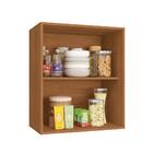 Armário Aéreo Valence 1 Porta Canela E Azul 60 Cm