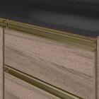 Armario Aereo Vidro Balcao 4g 40 Cm Mdf Kali Nicioli