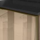 Armario Aereo Vidro Balcao 80 Cm Mdf Kali Nicioli