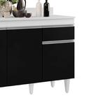 Armário Aéreo Virgínia E Balcão Com Tampo 120cm Arizona Branc