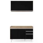 Armário Aéreo Virgínia E Balcão Para Pia 120cm Michigan Casta