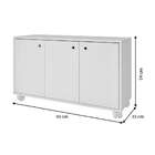 Armário Albireo 3 Ptbranco