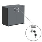 Armário Alto 02 Portas Pivotante 79,20cm X 73,50cm X 41,0cm P