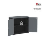 Armário Alto 02 Portas Pivotante 79,20cm X 73,50cm X 41,0cm P