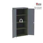 Armario Alto 02 Portas Pivotante 79,2cm X 161,1 Grafito/salvia