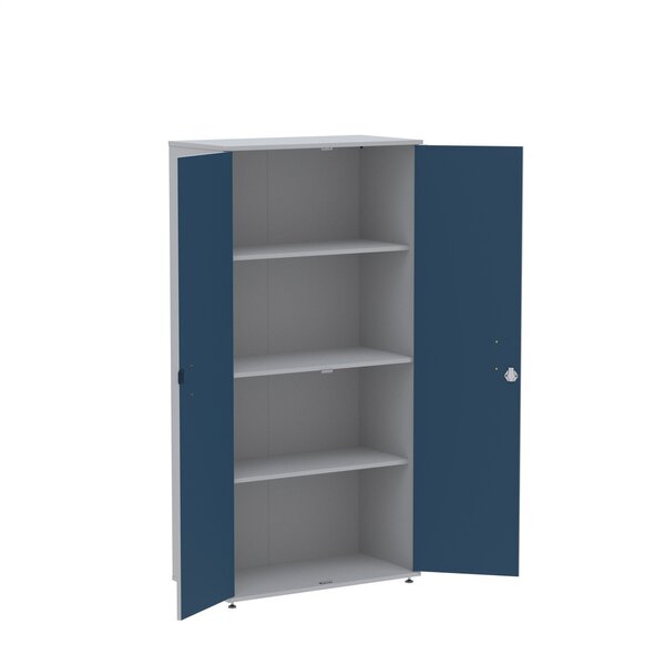 Armário Alto 02 Portas Pivotante Aa1600mx-31 Cinza/azul | Leroy Merlin