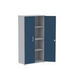 Armário Alto 02 Portas Pivotante Aa1600mx-31 Cinza/azul