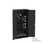 Armário Alto 02 Portas Pivotante Aa1600p25 Preto