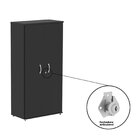 Armário Alto 02 Portas Pivotante Aa1600p25 Preto