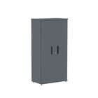 Armário Alto 02 Portas Pivotante Aac1600 Grafito