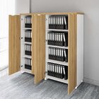 Armário Alto 158cm Duplo Com 4 Portas De Abrir E Puxadores Me