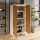 Armário Alto 160cm Para Escritório 2 Portas Com Chave Corpora