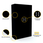 Armário Alto 2 Portas Pandin Maxxi - Preto