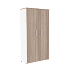 Armário Alto 2 Portas Pandin P25 - Naturalle/branco