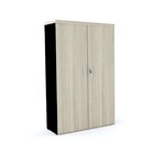 Armário Alto 2 Portas Pandin Pe40 - Nogueira