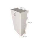 Armário Alto 2 Portas Para Escritório Branco