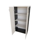 Armário Alto 2 Portas Para Escritório Preto/branco