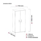 Armário Alto 2 Portas Pivot Aa1600p25