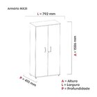 Armário Alto 2 Portas Pivot Aa1600p25