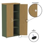 Armário Alto 2 Portas Pivotante 79,2cm X 161,1cm Samba/salvia