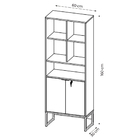 Armário Alto Com Chave Me4155 Preto G69 - Gran Belo