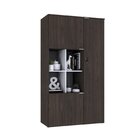 Armário Alto Com Nicho E 3 Portas 161,5cm X 90cm X 42cm Branc