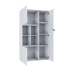 Armário Alto Com Nicho E 3 Portas 161,5cm X 90cm X 42cm Branco