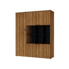 Armário Alto Com Nichos E 05 Portas 161,5x135x42cm Lamina Mel