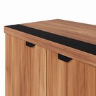 Armário Alto Duplo 1,58m Para Escritório Com 4 Portas De Abri