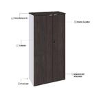 Armário Alto Fechado C/02 Portas 161,5x80x42cm