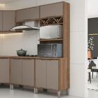 Armário Alto Forno Microondas 3 Gavetas Prateleira Torre Quen